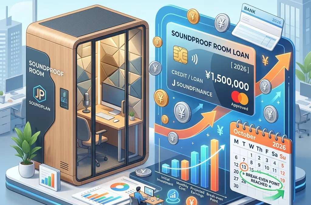 【2026最新】防音室ローン・分割払いを徹底比較｜スタジオ代より安い「実質月額」の作り方