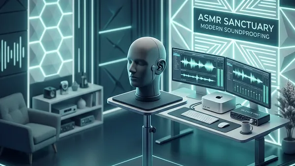 ASMR配信の音質を極める「静寂の聖域」構築ガイド｜ノイズフロア15dB以下の世界へ