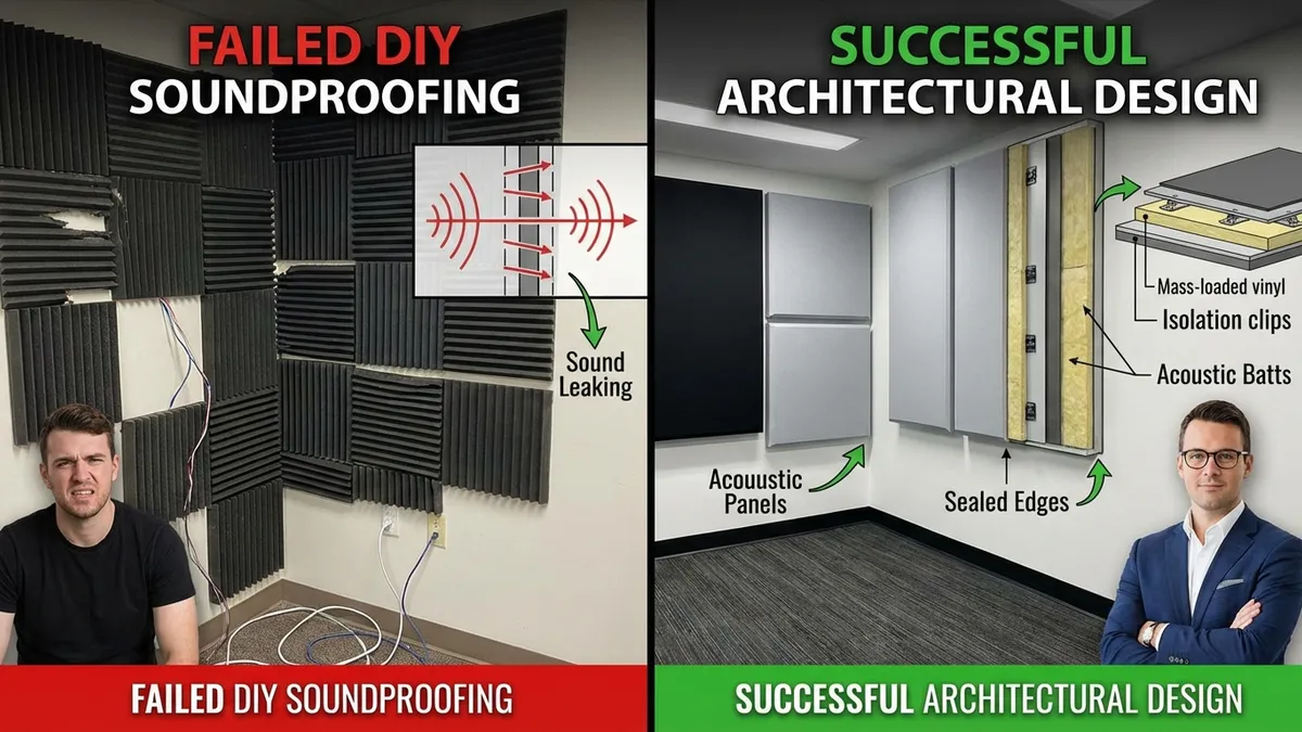 The DIY Soundproofing Trap: Why Panels Fail and the 'Golden Ratio' Solution