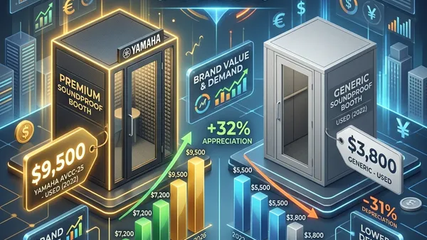 【2026資産分析】防音室のリセールバリュー比較｜ヤマハ・カワイの5年後売却価格と損益分岐点