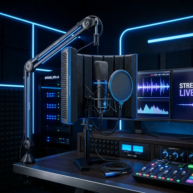 Studio Quality Audio Without a Soundproof Room: The Streamer's Guide to Mic Settings