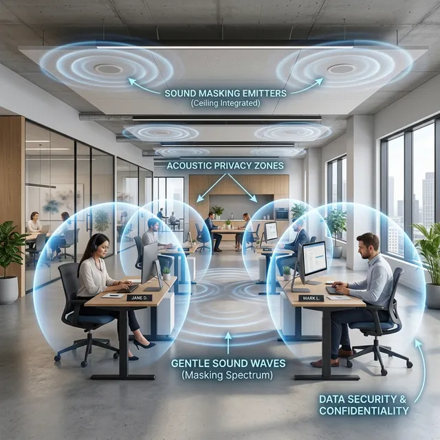 Preventing Office Sound Leaks | Protecting Privacy with Sound Masking