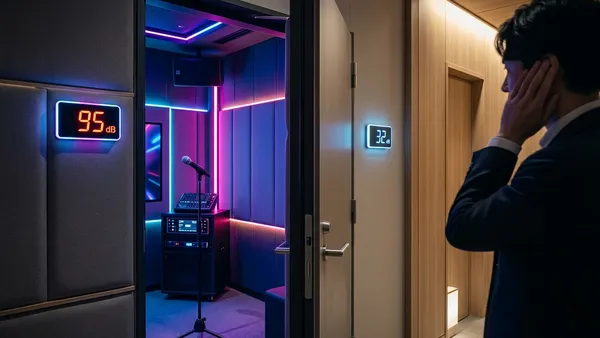 カラオケボックスの防音性能はどれくらい？営業基準と配信者向け防音室の比較検証