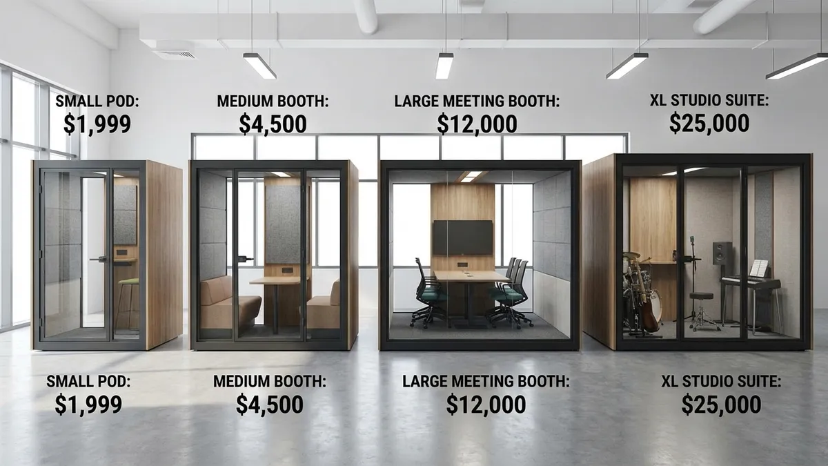 Soundproof Room Price & Cost Guide | Market Rates by Size and Performance