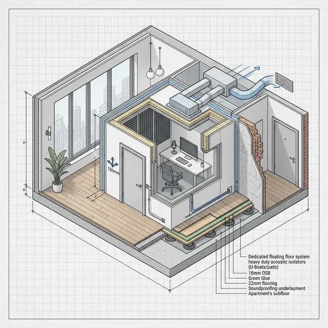 Guide to Soundproof Room Installation Conditions | Avoiding Load Capacity Errors in Japan