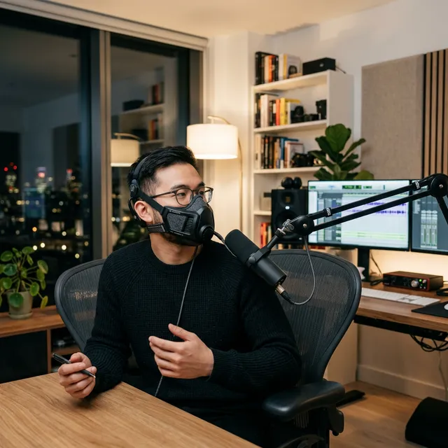 防音マスクを自作！深夜のFPS配信でマイクに向かって叫ぶための防音対策
