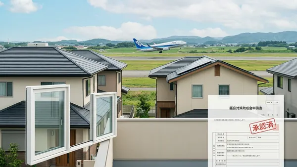 空港周辺の住宅防音工事補助金はいくら出る？対象エリアと申請方法の全手順