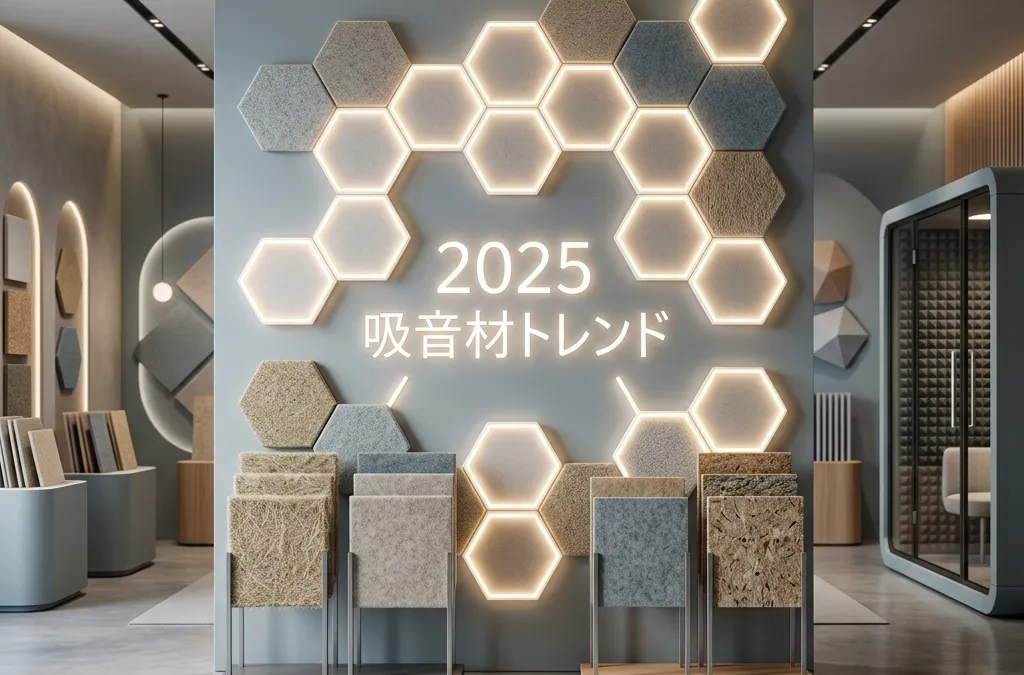 吸音材・遮音シートの新素材動向｜2025年建材市場と価格トレンド