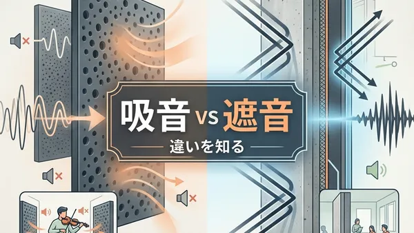 吸音材か遮音材か迷う人へ｜あなたの環境で“必要なのはどっち？”徹底ガイド