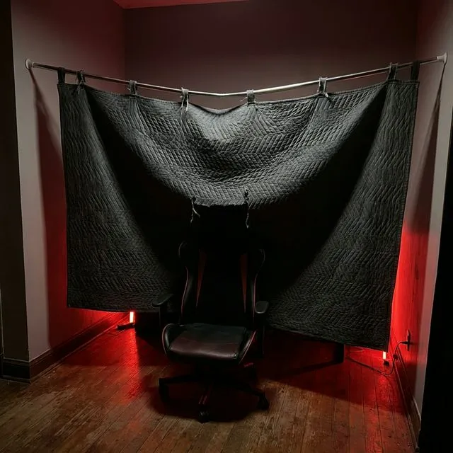 The Danger of Tension Rods with Heavy Soundproof Curtains