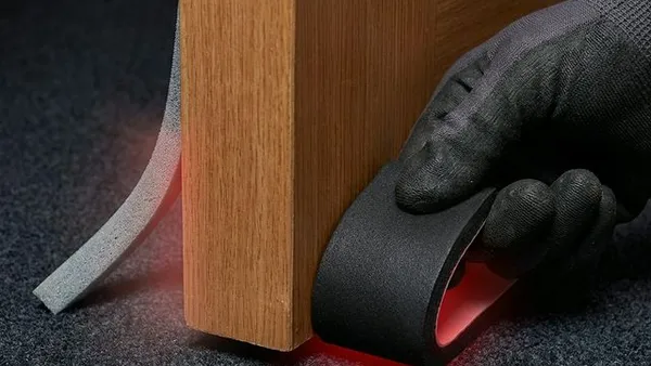 隙間テープでドアを密封！100均アイテム3つで家族への「音漏れ」を半減させる裏技