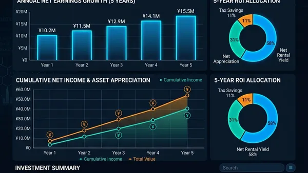 【A4一枚】防音リノベ ROI収益シミュレーション | オーナー向け5年回収モデル完全解説