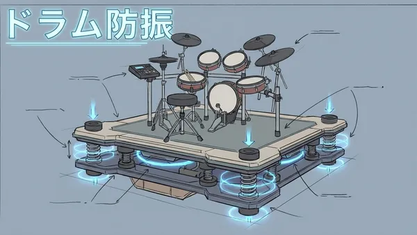 電子ドラムの騒音は「踏む振動」。タイヤふにゃふにゃシステムとディスクふにゃふにゃシステムの導入ガイド
