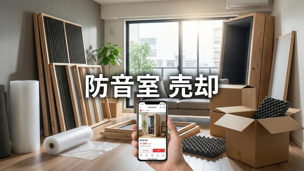 Precautions When Selling Soundproof Rooms on Mercari or Yahoo Auctions | Arranging Delivery and A...