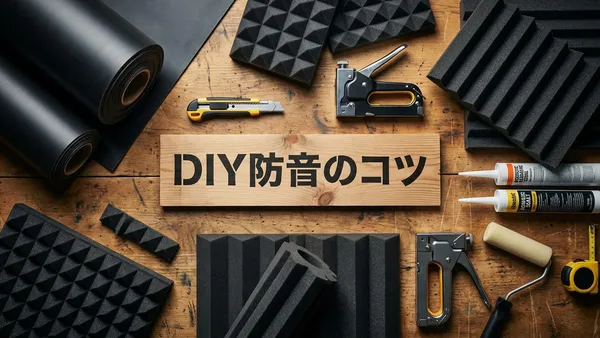 DIY防音のコツ｜安価で効果的な遮音・吸音テクニックを音響エンジニアが解剖