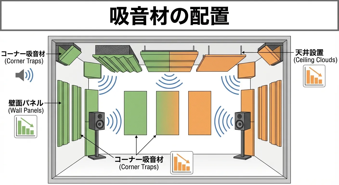 Rules for Acoustic Panel Placement