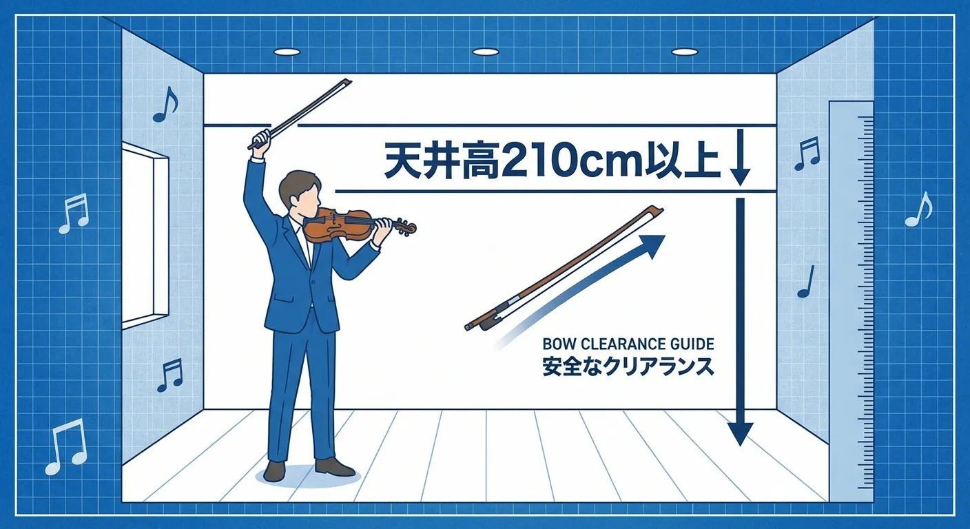 Comparison diagram of ceiling heights