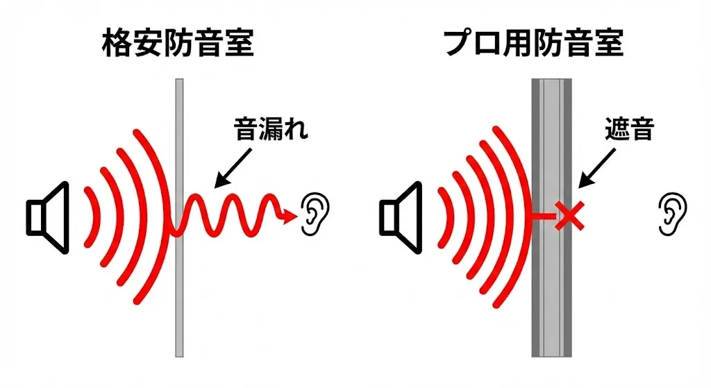 Comparison of Sound Leakage