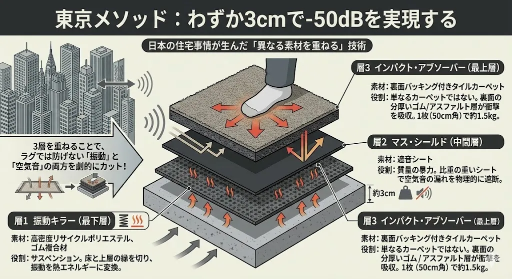 Structure of the Japanese Layering System (Tokyo Method)